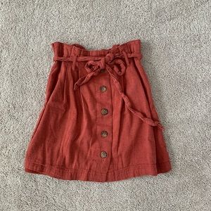 Hollister paper bag skirt